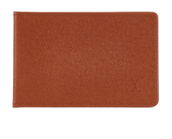 Louis Vuitton Pass Holder, Leather, Brown, MI0946, 3*